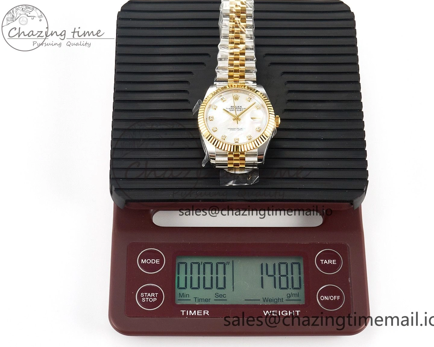 0108 EyeCatching DateJust 41 SS YG ARF 1:1 Best Edition 904L Steel White MOP Dial on Jubilee Bracelet SH3235 (Gain Weight) 1222